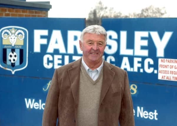 Looking to the future: Farsley Celtic football club chairman John Palmer, pictured in 2010. Picture: Tony Johnson