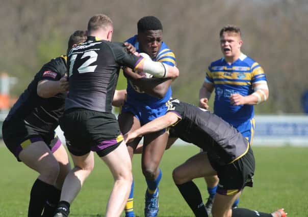Muizz Mustapha 
Picgture supplied by Leeds Rhinos.