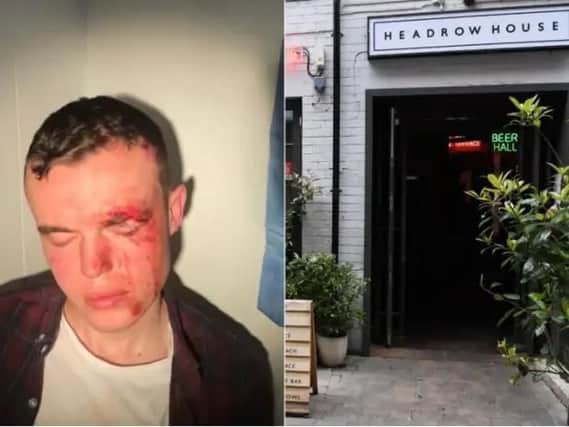 George Blackshaw was allegedly attacked outside Headrow House in Leeds
