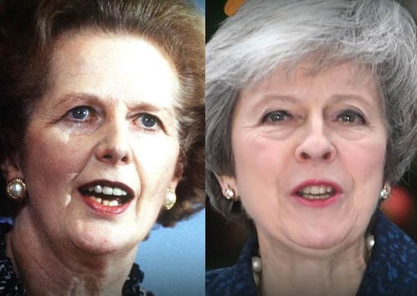 Margaret Thatcher's downfall echoes the difficulties facing Theresa May.