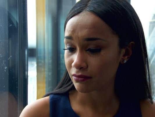 Sian Gabbidon was moved to tears during the interviews (Photo: BBC)
