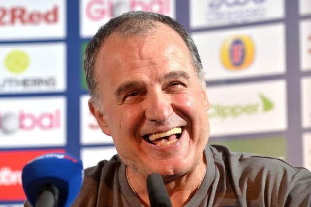 Leeds United head coach, Marcelo Bielsa. PIC: Bruce Rollinson