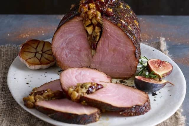 Aldi has launched a range of Christmas food this year, but theyre taking experimental sweet and savoury flavours to a whole new level, with their Christmas Pudding Gammon (Photo: Aldi)