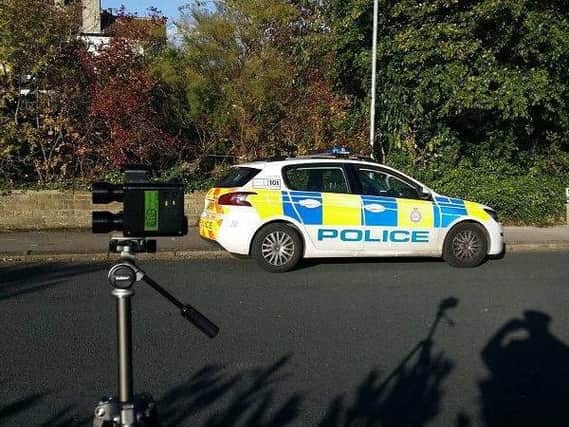 Police have been using mobile speed cameras this week