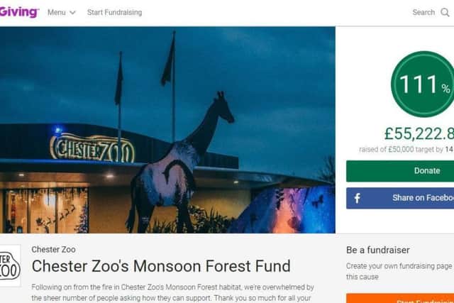 Chester Zoo has smashed its fundraising appeal