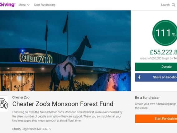 Chester Zoo has smashed its fundraising appeal