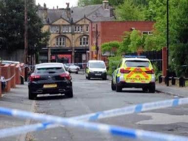 The scene of the shooting in Chapeltown