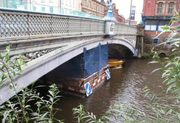 Leeds Bridge, Leeds city centre.