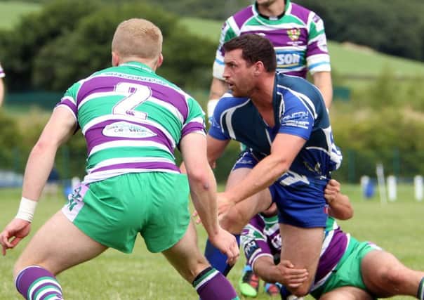 New Dewsbury Rams coach Lee Greenwood in action for Siddal. PIC: Bruce Fitzgerald