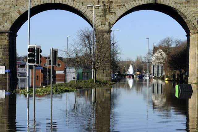 Flooding on Kirkstall Road in 2015.