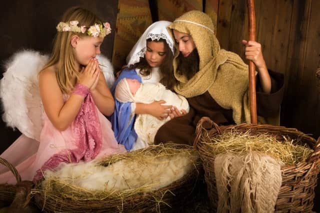 A traditional nativity scene which remains synonymous with Christmas.