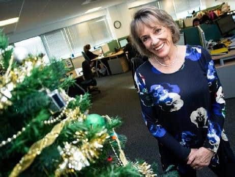 Dame Esther Rantzen visits Childline in Leeds