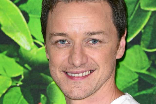James McAvoy. PIC: PA