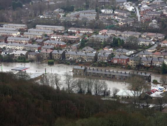 Mytholmroyd was hit hard by the Boxing Day floods of 2015.