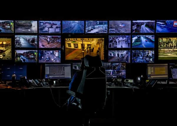 The Leedswatch control room where footage captured on hundreds of CCTV cameras across the city is monitored around the clock. Picture: James Hardisty