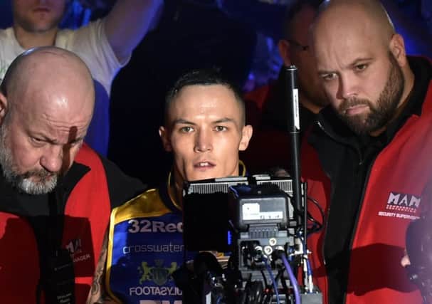 Josh Warrington - box office after his IBF featherweight world title defence against Carl Frampton. PIC: Steve Riding