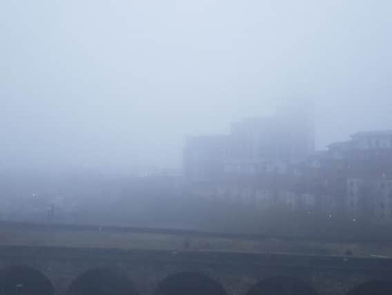 Dense fog in Leeds