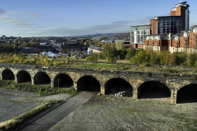 The development site at Whitehall Road in Leeds.