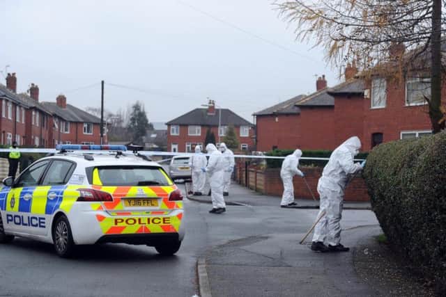 Forensics investigating in Robb Street