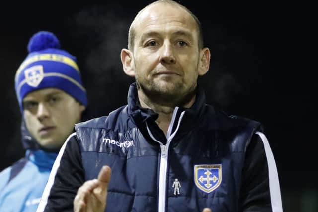 Guiseley joint manager Russ O'Neill.