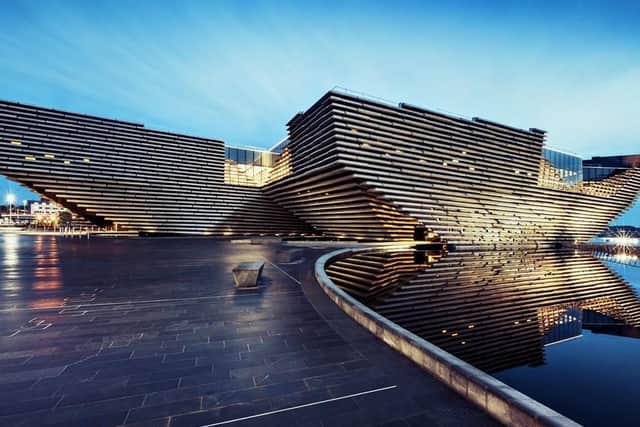 The Victoria & Albert Museum on Dundee waterfront.