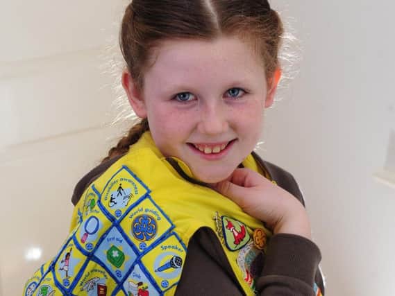 Amelia Wood has managed to get all 53 Brownie badges