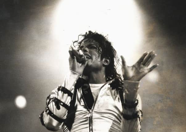 Michael Jackson at Roundhay Park, 1988.