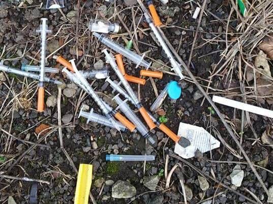 The needles were found dumped in Armley PIC: Lisa Berne