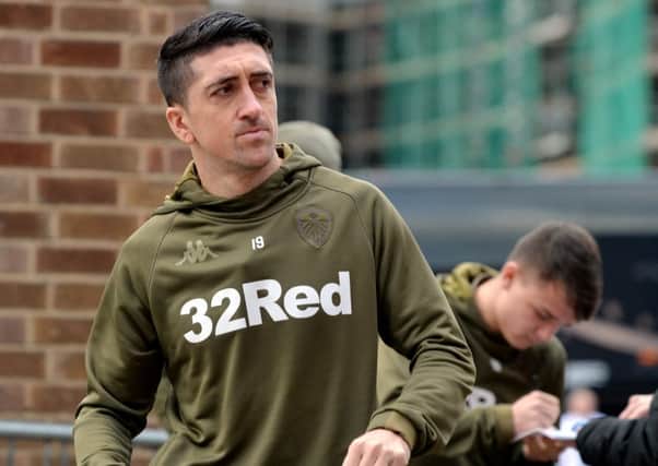 Pablo Hernandez is a likely absentee for Leeds United when they take on Derby County.