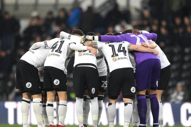 Derby County travel to Elland Road having lost just once in five Championship games.