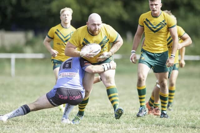 Jamie Fields proved a constant threat for Hunslet Parkside.