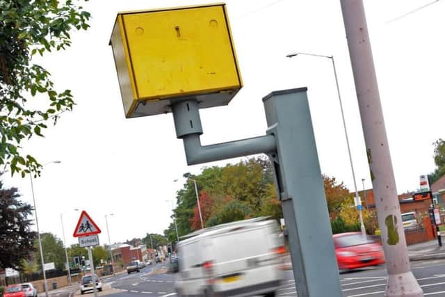 A broken speed camera is flashing drivers in Leeds