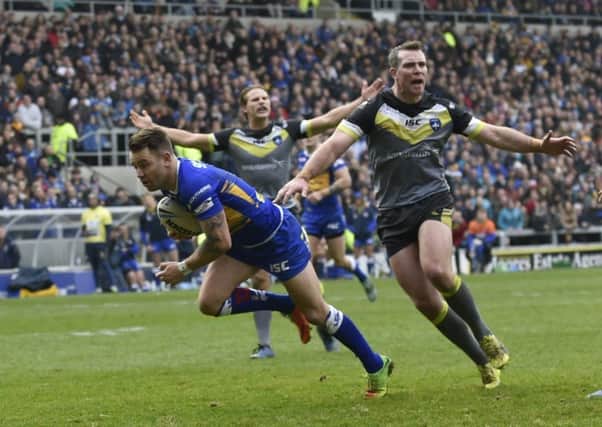Richie Myler in action against Wakefield on Boxing Day. PIC: Steve Riding/Varleys