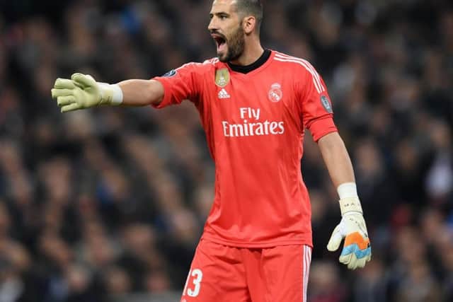 Kiko Casilla in action for Real Madrid last season.