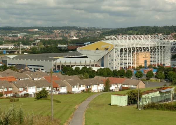 Leeds United's Elland Road Stadium.