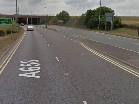 Harrogate Road (A658) was closed for a time and it believed the police helicopter was used to assist officers during the chase. PIC: Google