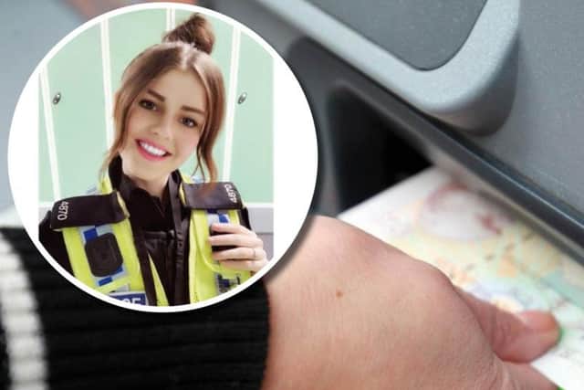 PC Jade Hunter has shared this urgent appeal after a man almost lost his life savings. Photo: PC Jade Hunter
