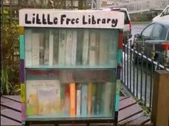 The Little Free Library near York Road in Swarcliffe (pic: Brenda Lockridge)
