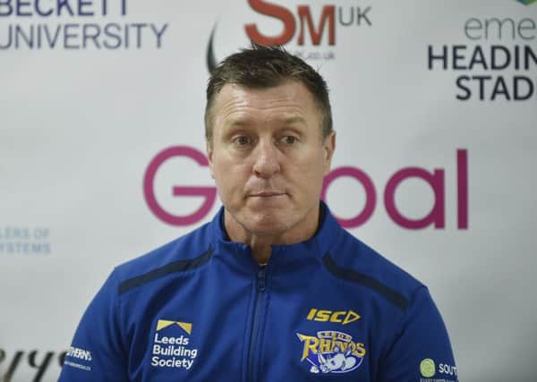 Leeds Rhinos head coach, Dave Furner. PIC: Steve Riding/Varleys