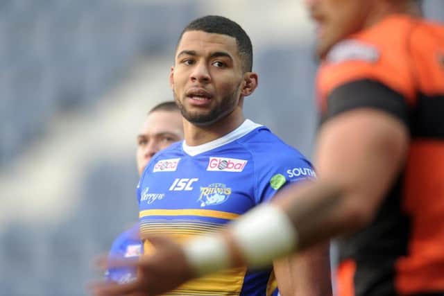 Kallum Watkins in action during his testimonial game against Castleford Tigers.