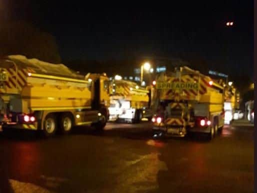 Gritters have been deployed. PIC: Highways England