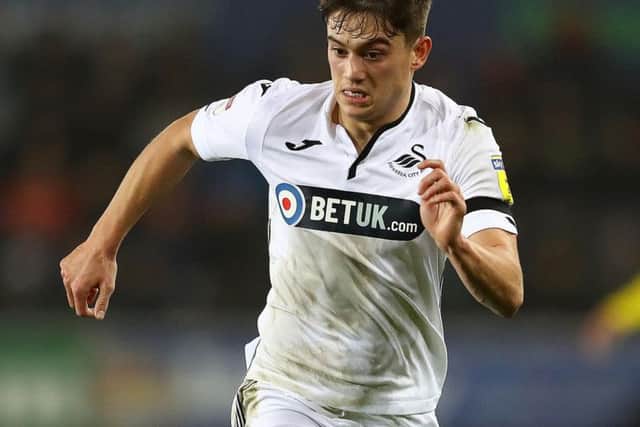 Swansea City winger Daniel James.