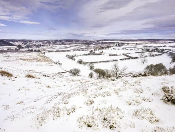 This week has seen snow flurries around the country, including Yorkshire