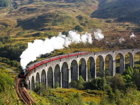 railways in scotland - jacobite steam train