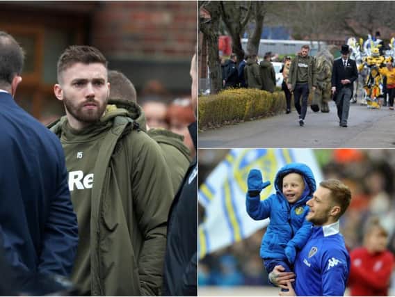 Leeds United's Stuart Dallas and club captain Liam Cooper attended Toby Nye's funeral in Leeds today