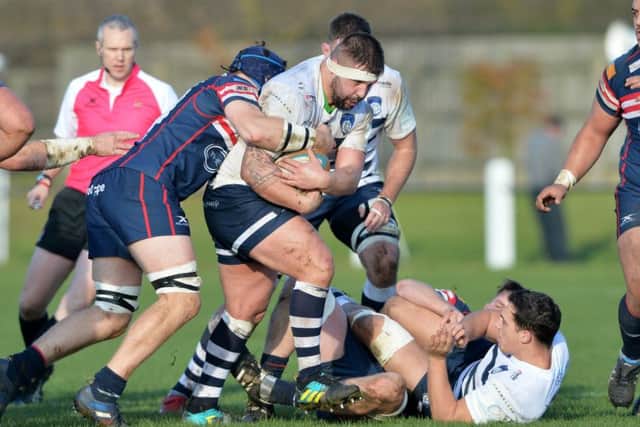 Marc Thomas.
Yorkshire Carnegie v Doncaster Knights.