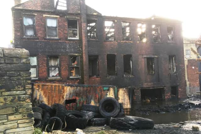 Hamza Nadeem was convicted of arson after setting fire to the mill complex ni Rebecca Street, Bradford