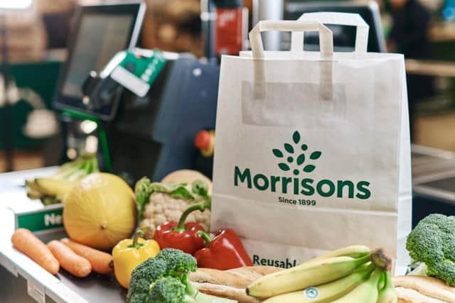 Morrisons' began trialling the new eco-friendly bags in eight UK stores today, including Hunslet and Yeadon.