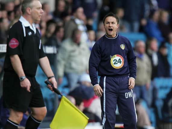Leeds United head coach Dennis Wise in 2008.
