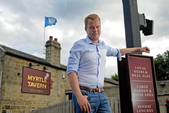 Scott Westlake, landlord of the Myrtle Tavern in Meanwood